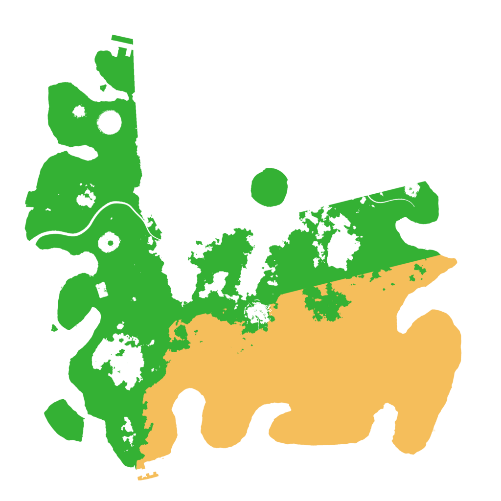 Biome Rust Map: Procedural Map, Size: 3677, Seed: 1