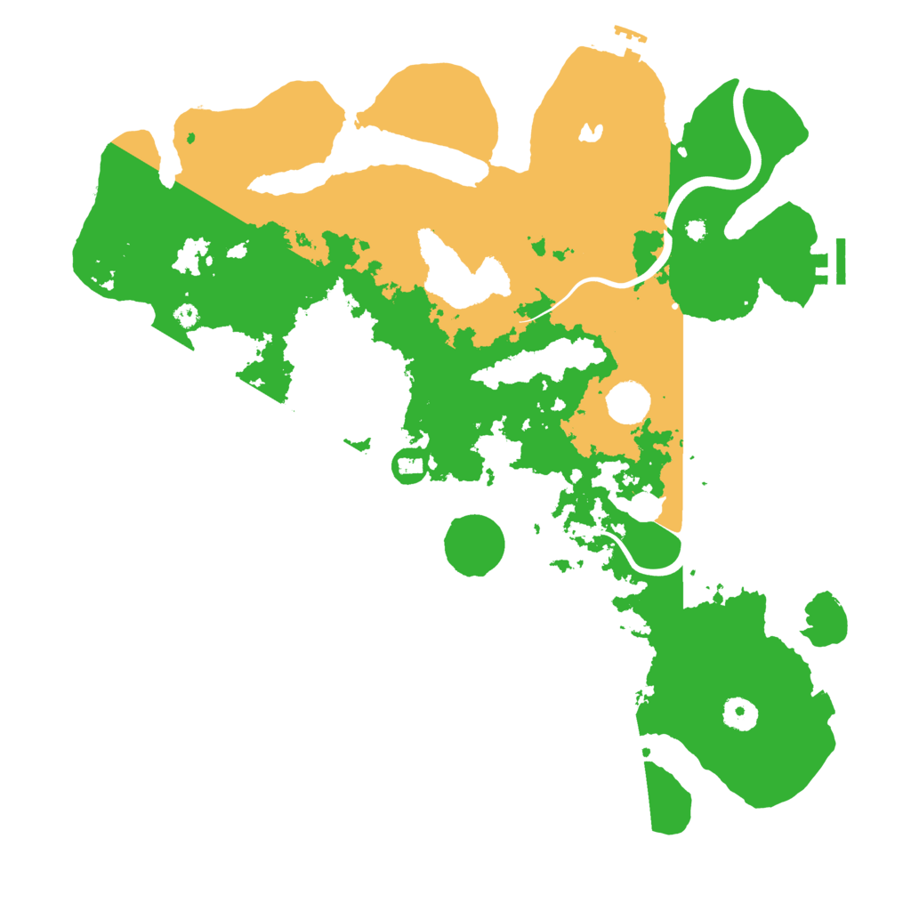 Biome Rust Map: Procedural Map, Size: 4000, Seed: 1982485