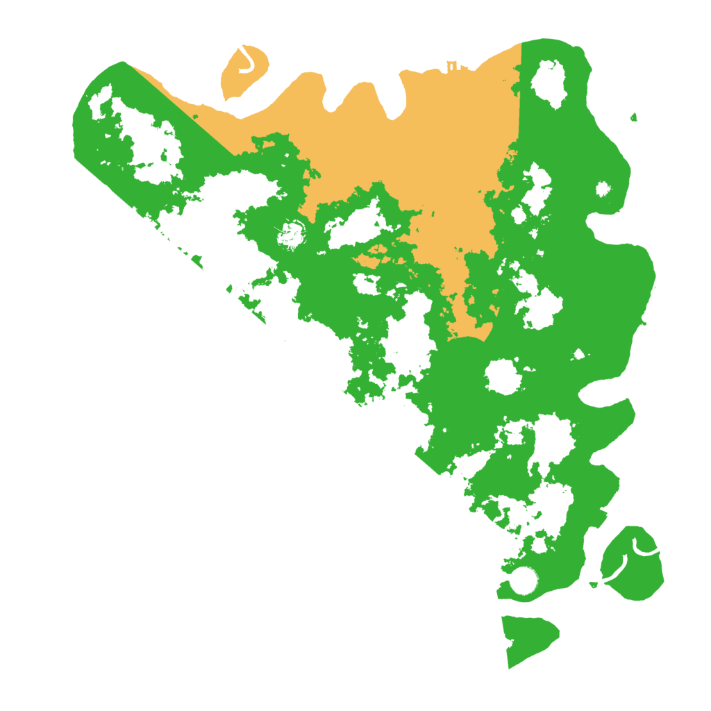 Biome Rust Map: Procedural Map, Size: 4500, Seed: 1999215883