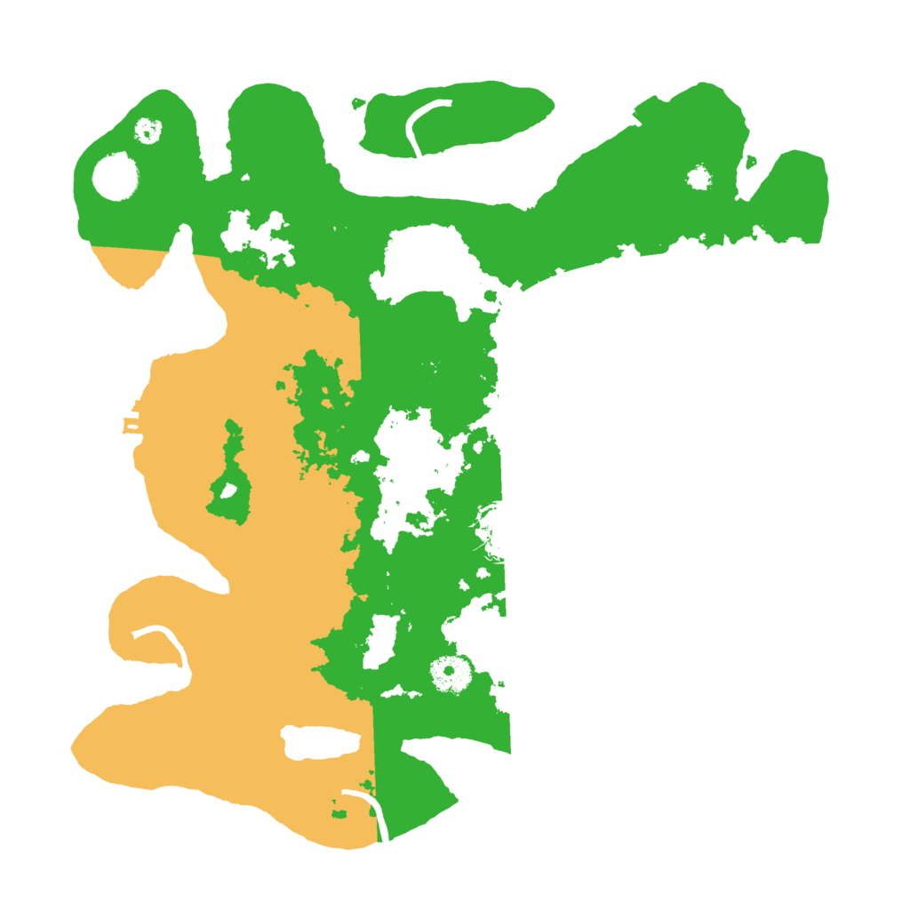 Biome Rust Map: Procedural Map, Size: 3500, Seed: 8450