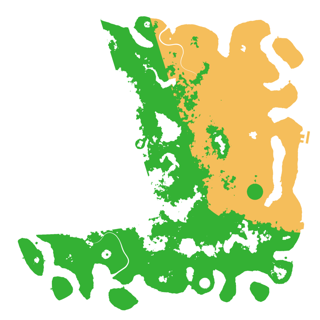 Biome Rust Map: Procedural Map, Size: 5250, Seed: 48568526