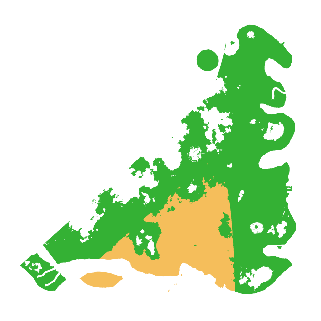 Biome Rust Map: Procedural Map, Size: 4000, Seed: 32195086