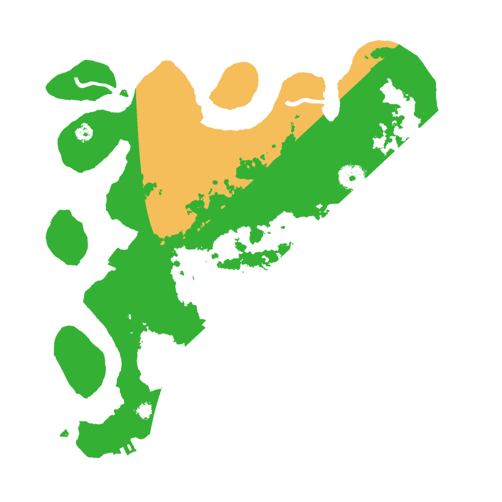 Biome Rust Map: Procedural Map, Size: 3000, Seed: 26663