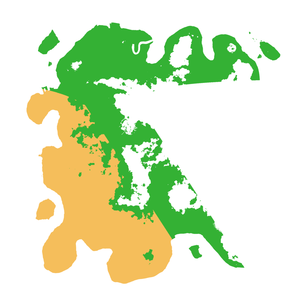 Biome Rust Map: Procedural Map, Size: 3500, Seed: 910803129