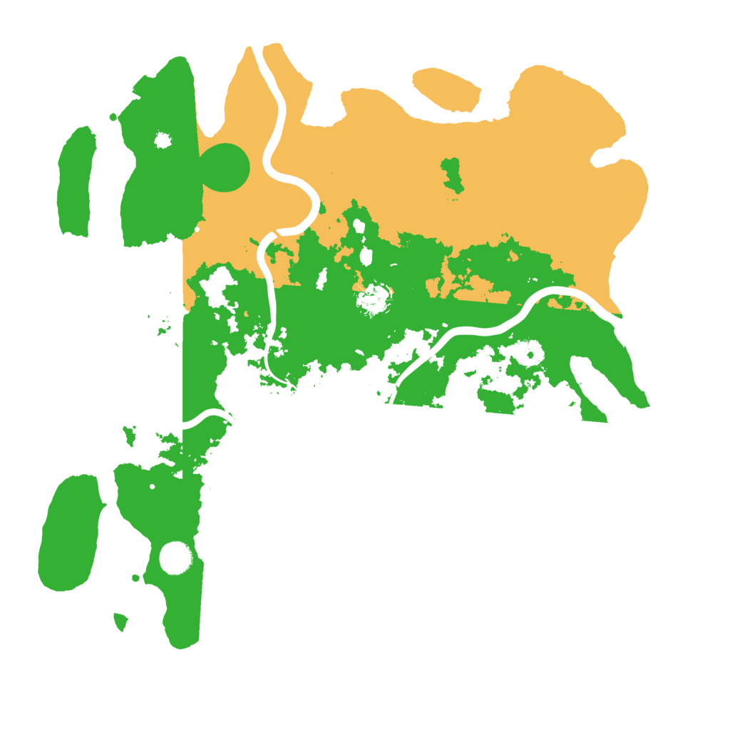 Biome Rust Map: Procedural Map, Size: 3950, Seed: 528