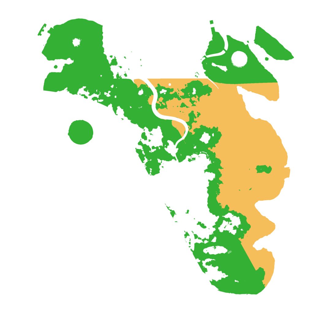 Biome Rust Map: Procedural Map, Size: 3500, Seed: 2079150297