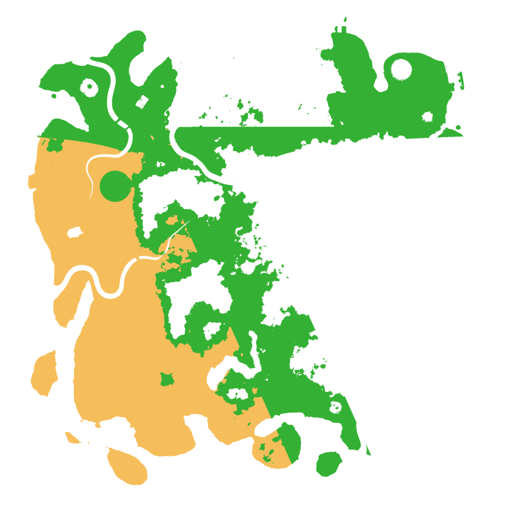 Biome Rust Map: Procedural Map, Size: 4300, Seed: 160520241