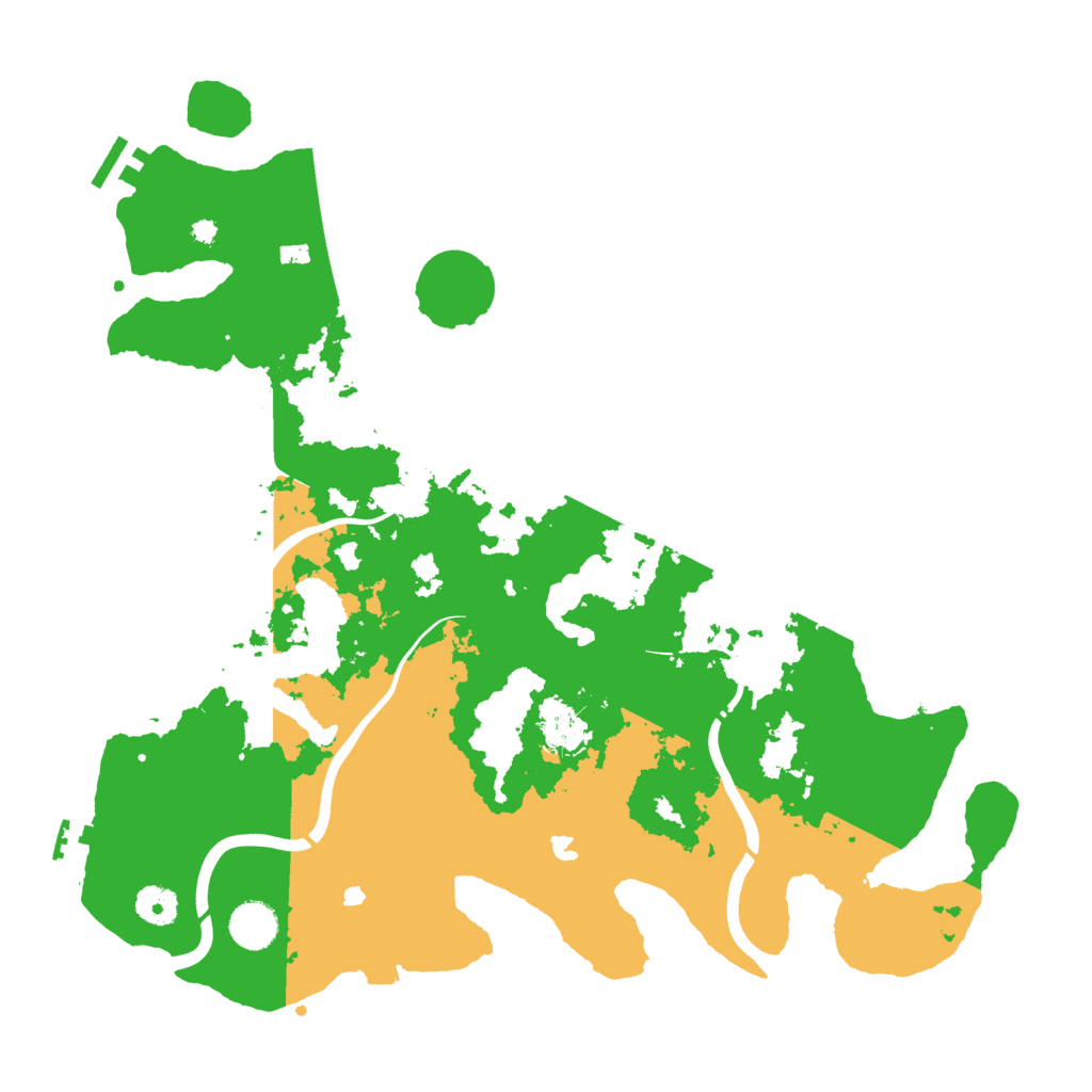 Biome Rust Map: Procedural Map, Size: 4000, Seed: 1801449256