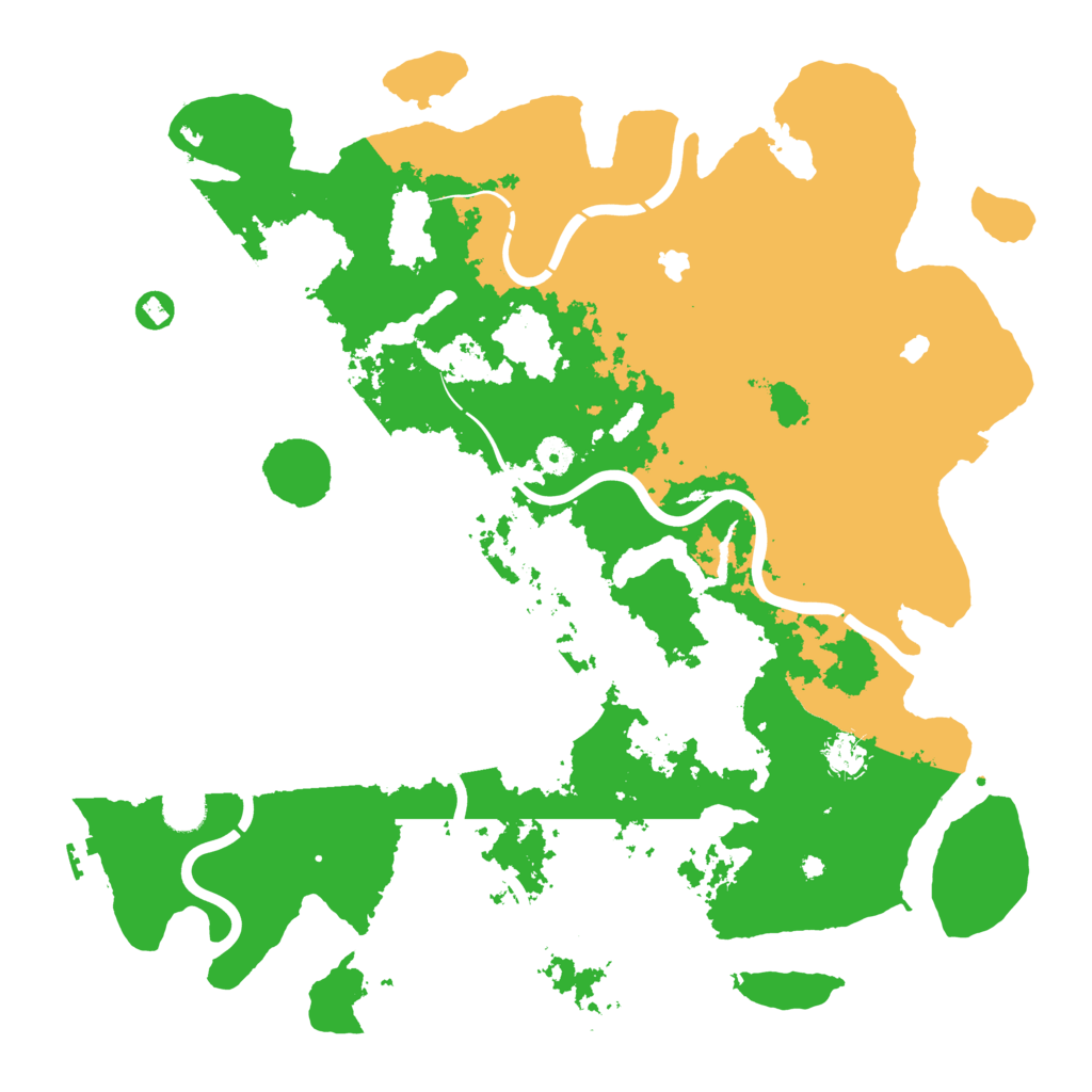 Biome Rust Map: Procedural Map, Size: 4500, Seed: 1878512350