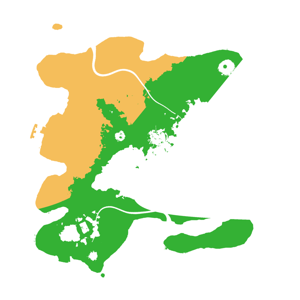 Biome Rust Map: Procedural Map, Size: 3000, Seed: 167496126