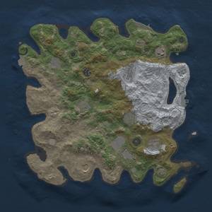 Thumbnail Rust Map: Procedural Map, Size: 3800, Seed: 483313699, 18 Monuments