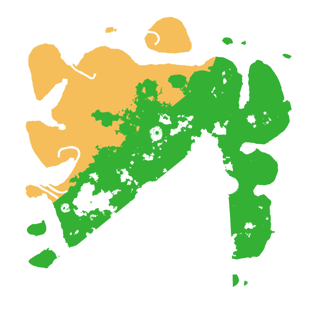 Biome Rust Map: Procedural Map, Size: 3500, Seed: 510070822