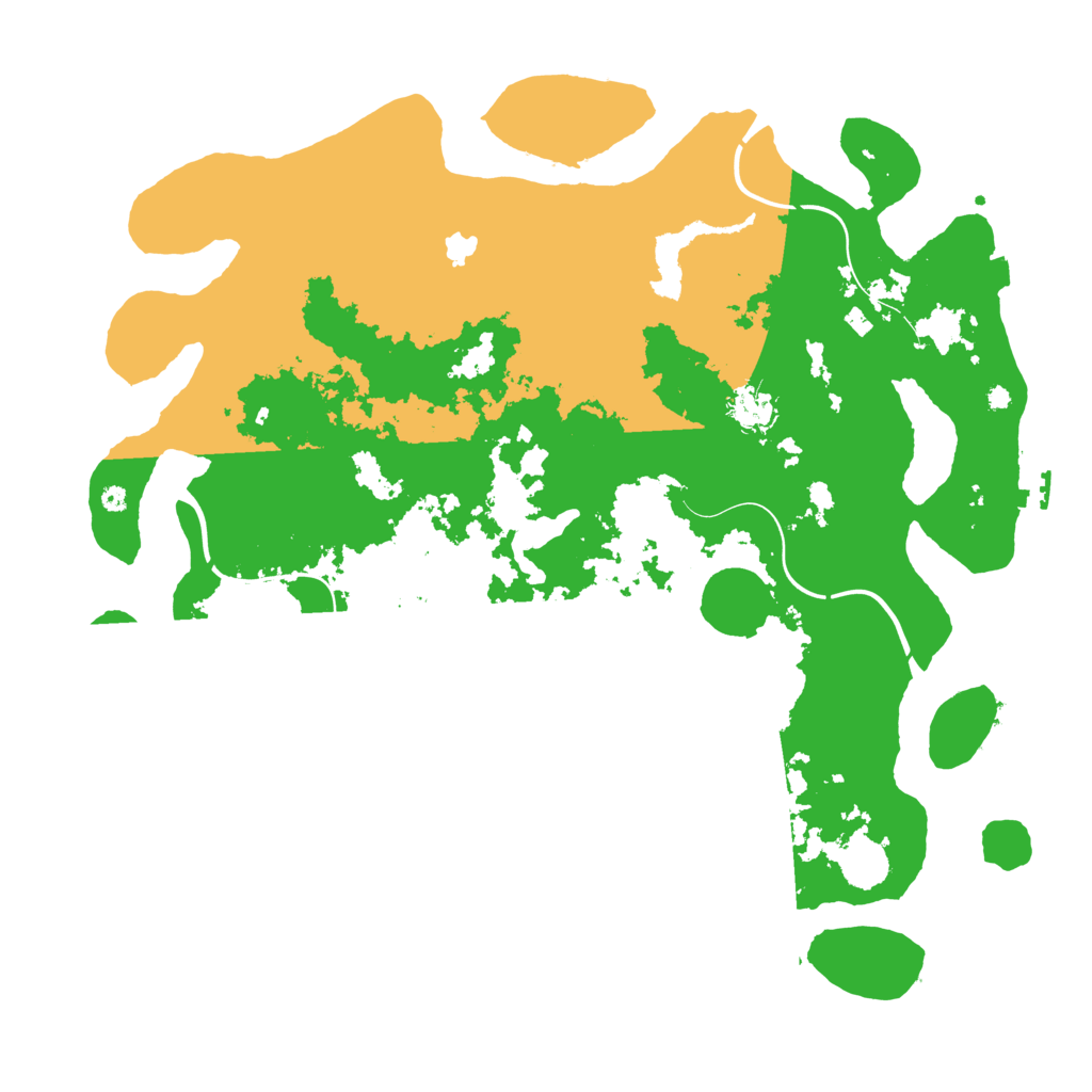 Biome Rust Map: Procedural Map, Size: 4250, Seed: 538445191