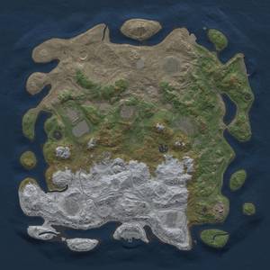 Thumbnail Rust Map: Procedural Map, Size: 4250, Seed: 538445191, 19 Monuments