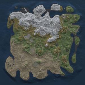 Thumbnail Rust Map: Procedural Map, Size: 4250, Seed: 319078767, 19 Monuments