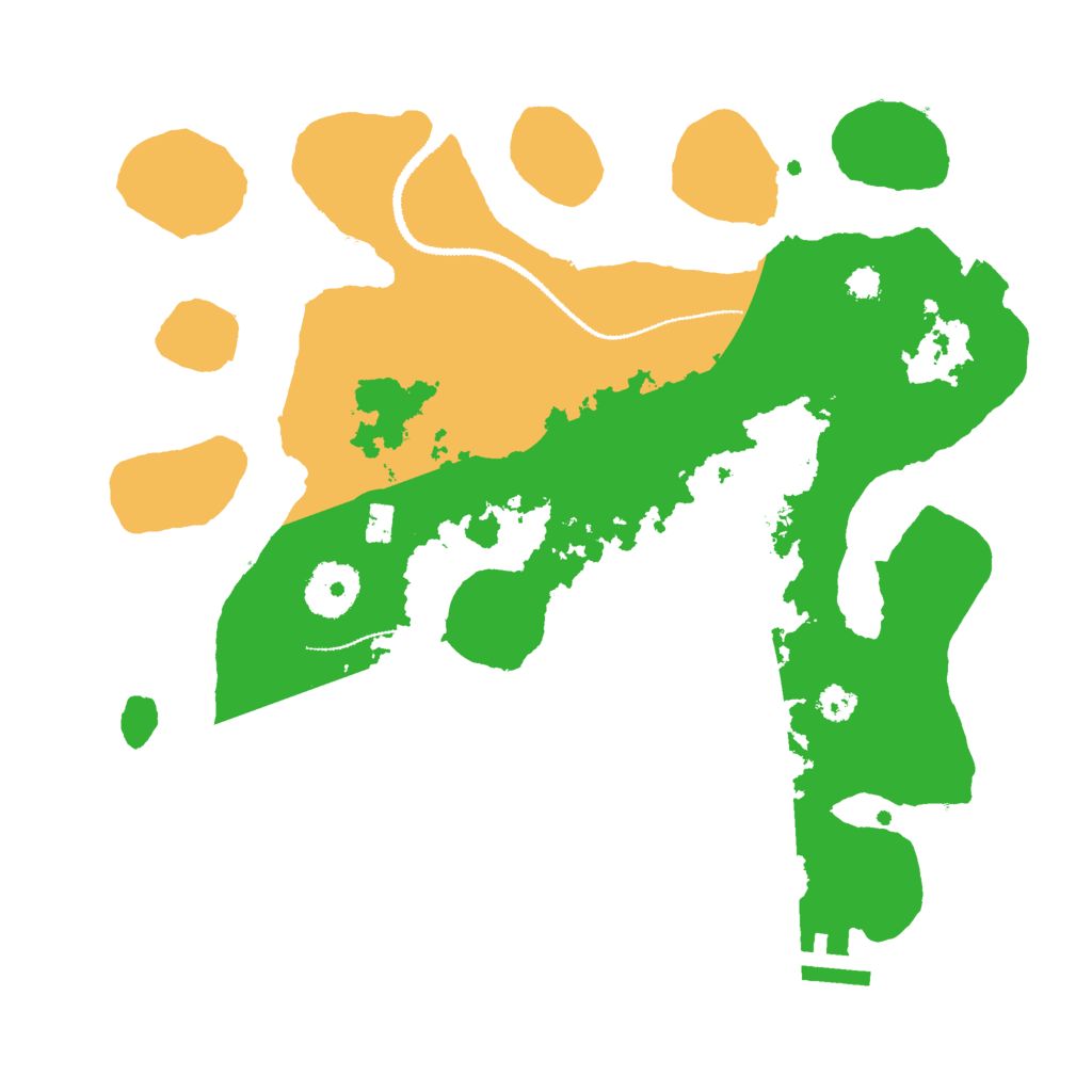 Biome Rust Map: Procedural Map, Size: 3000, Seed: 2111284983