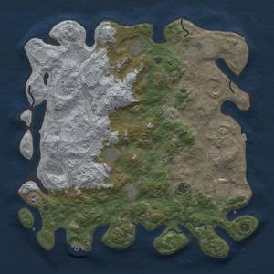 Thumbnail Rust Map: Procedural Map, Size: 4500, Seed: 667184484, 18 Monuments