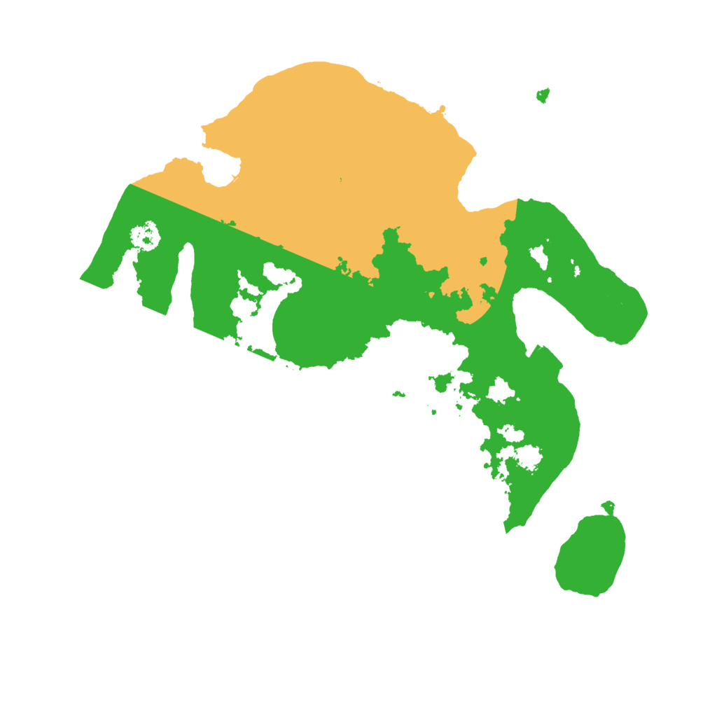 Biome Rust Map: Procedural Map, Size: 2500, Seed: 1758883912