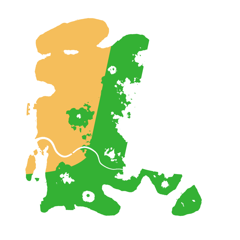 Biome Rust Map: Procedural Map, Size: 3000, Seed: 30830