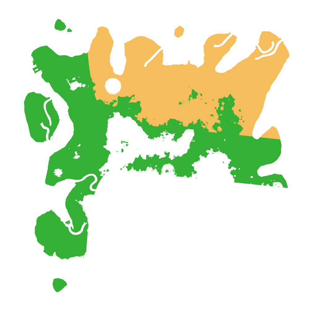 Biome Rust Map: Procedural Map, Size: 3500, Seed: 1299546326
