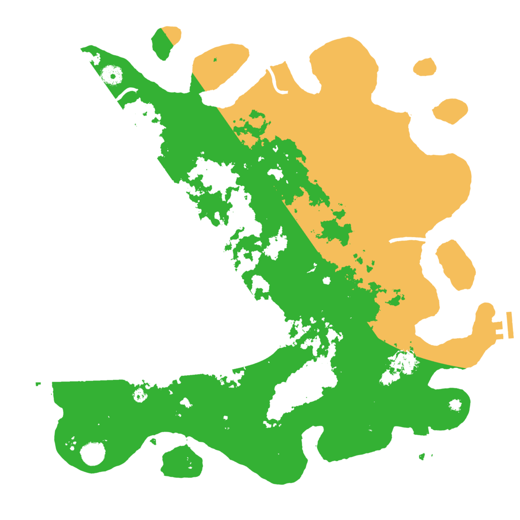 Biome Rust Map: Procedural Map, Size: 3950, Seed: 19686