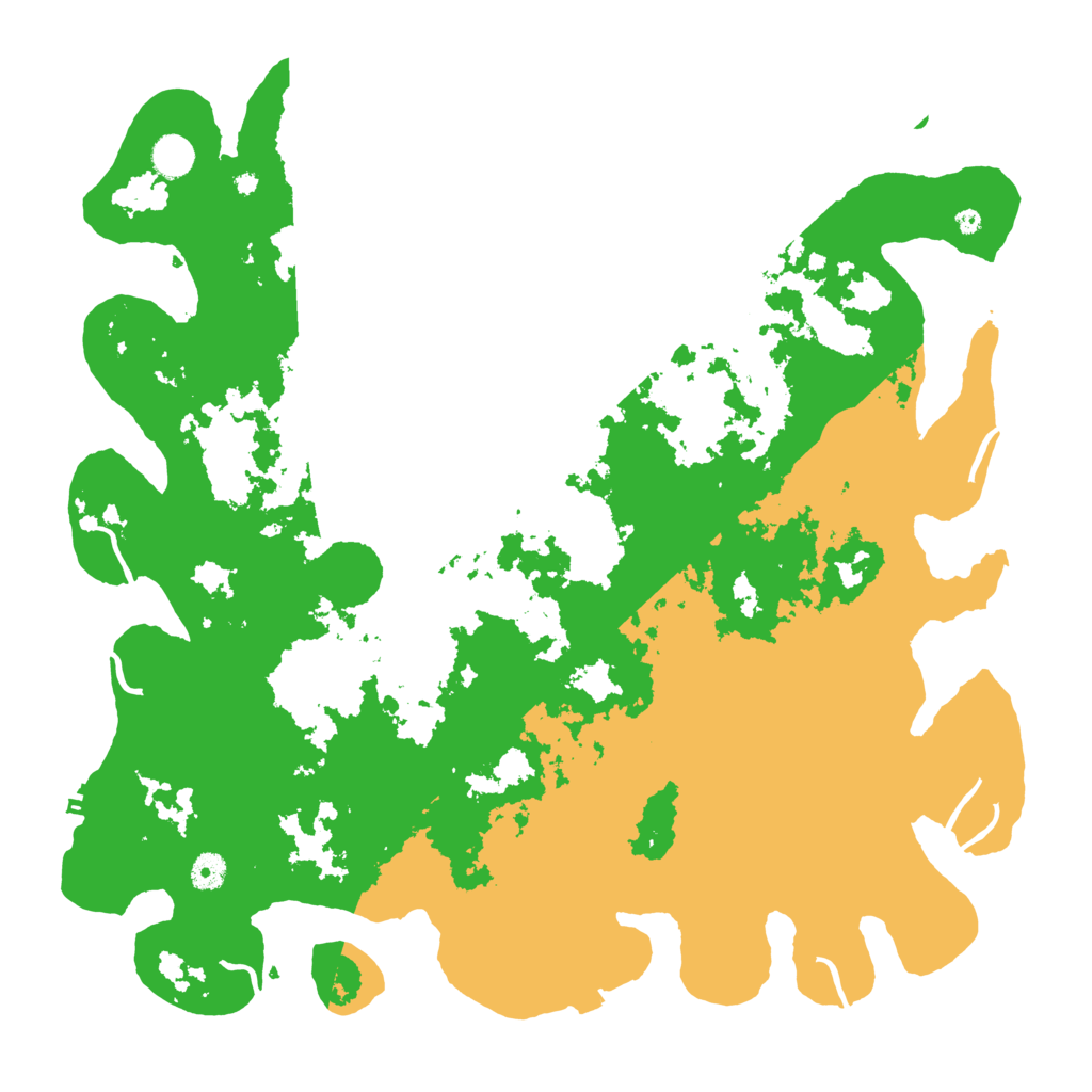 Biome Rust Map: Procedural Map, Size: 4500, Seed: 69420876