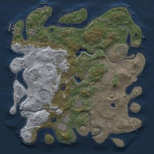 Thumbnail Rust Map: Procedural Map, Size: 4250, Seed: 1609335680, 15 Monuments