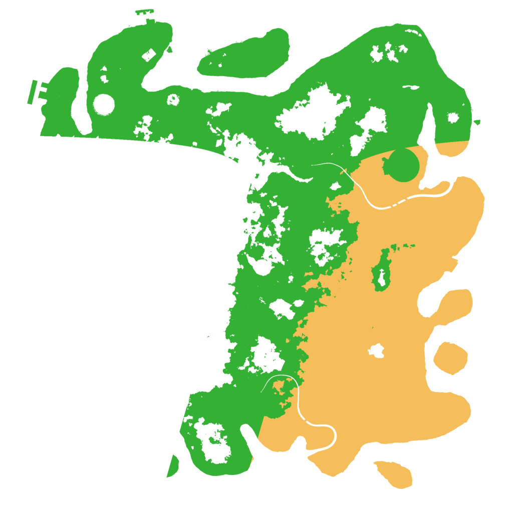 Biome Rust Map: Procedural Map, Size: 4250, Seed: 1609335680