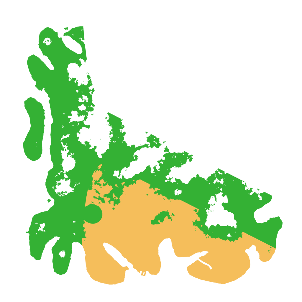 Biome Rust Map: Procedural Map, Size: 4200, Seed: 42942