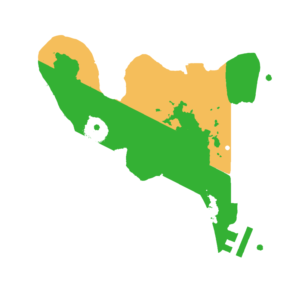 Biome Rust Map: Procedural Map, Size: 2000, Seed: 1761848027