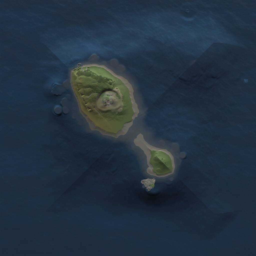 Rust Map: Procedural Map, Size: 1000, Seed: 327014973, 1 Monuments