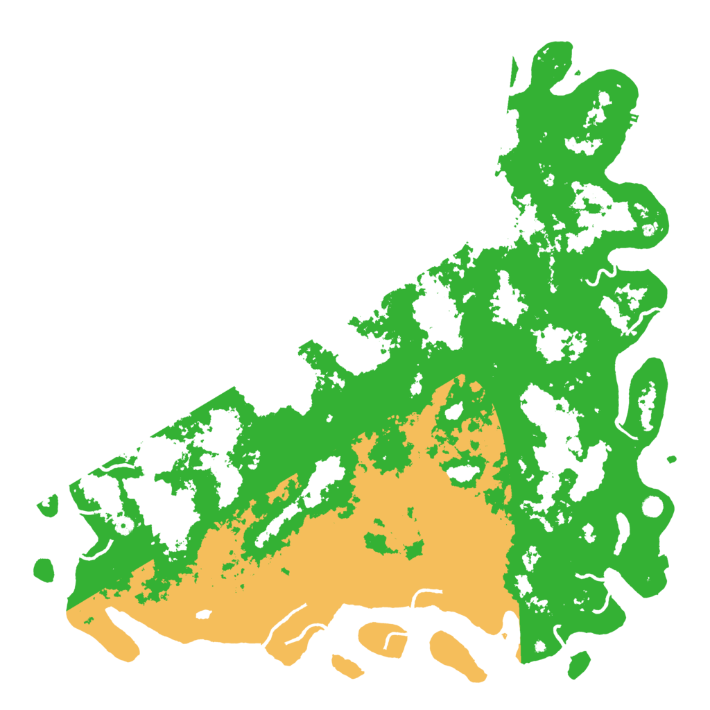 Biome Rust Map: Procedural Map, Size: 6000, Seed: 312883967