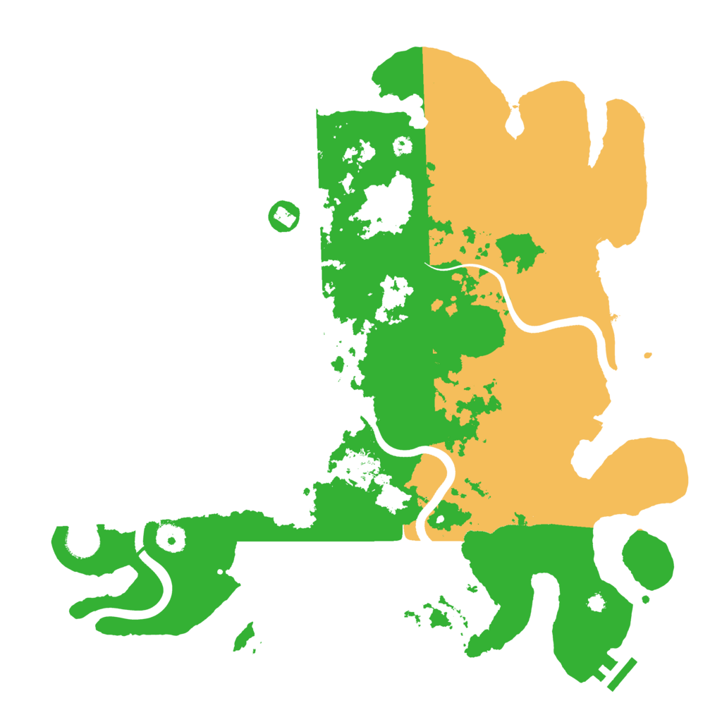 Biome Rust Map: Procedural Map, Size: 3750, Seed: 25228