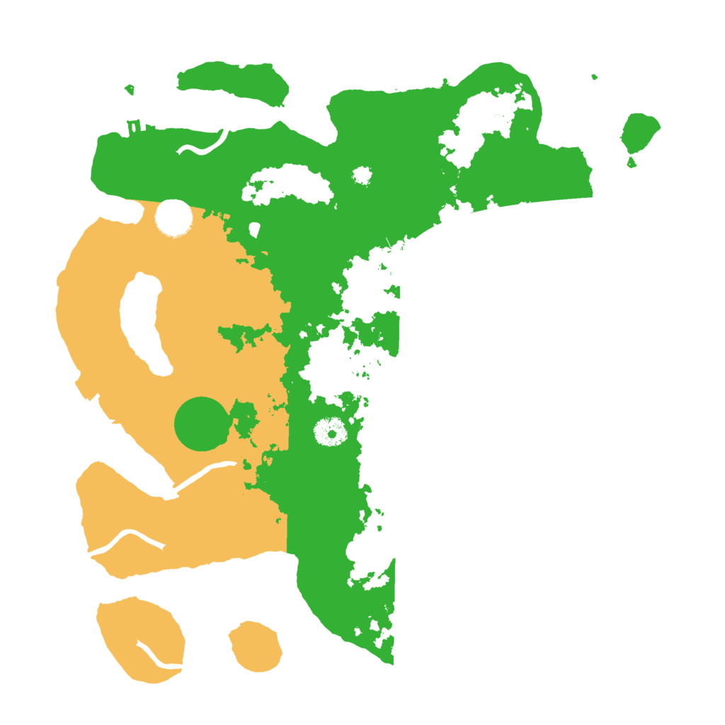 Biome Rust Map: Procedural Map, Size: 3500, Seed: 877343540