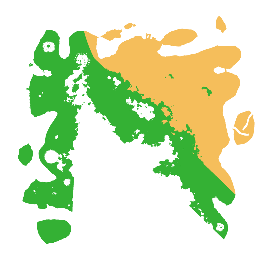 Biome Rust Map: Procedural Map, Size: 3500, Seed: 2069059665