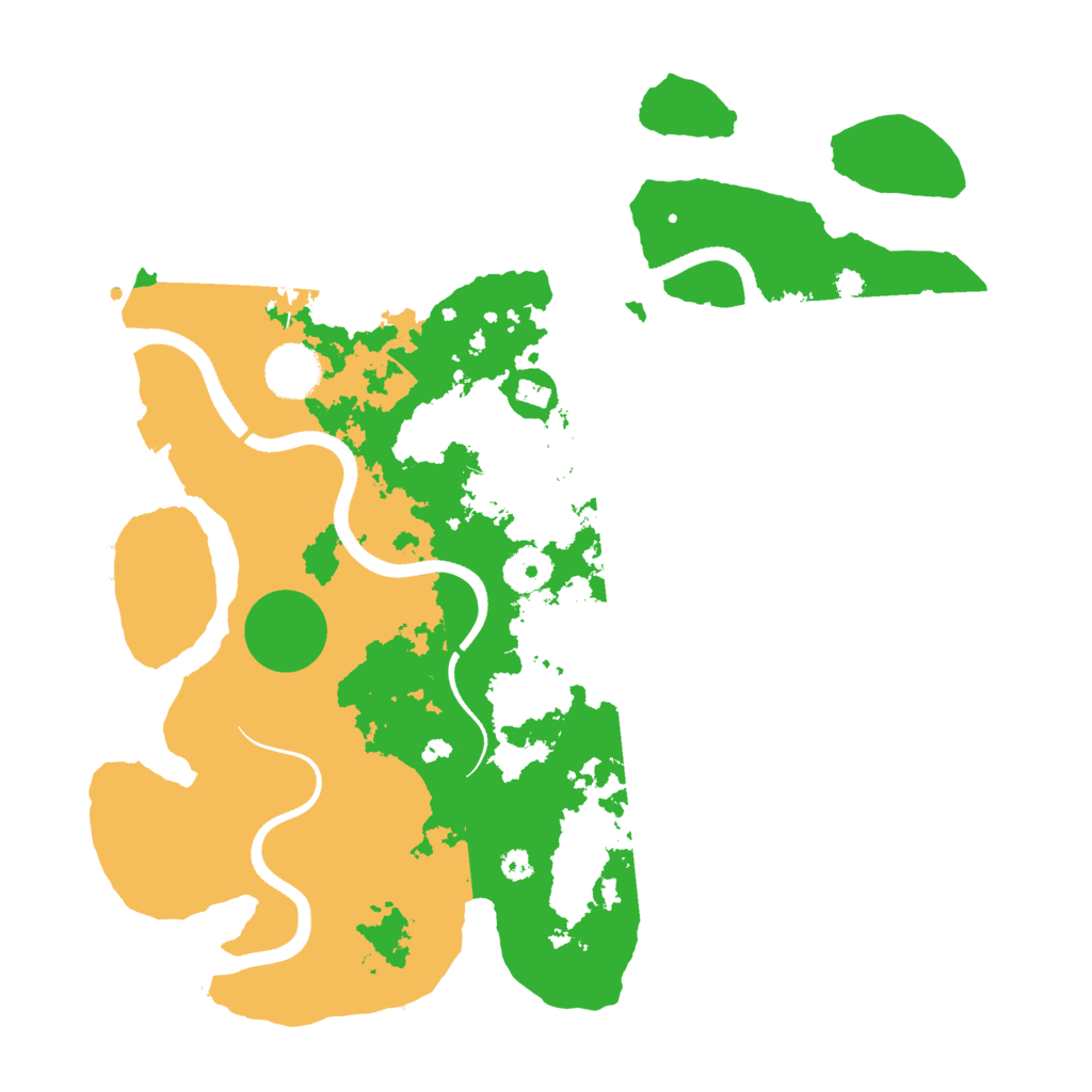 Biome Rust Map: Procedural Map, Size: 3500, Seed: 365457631