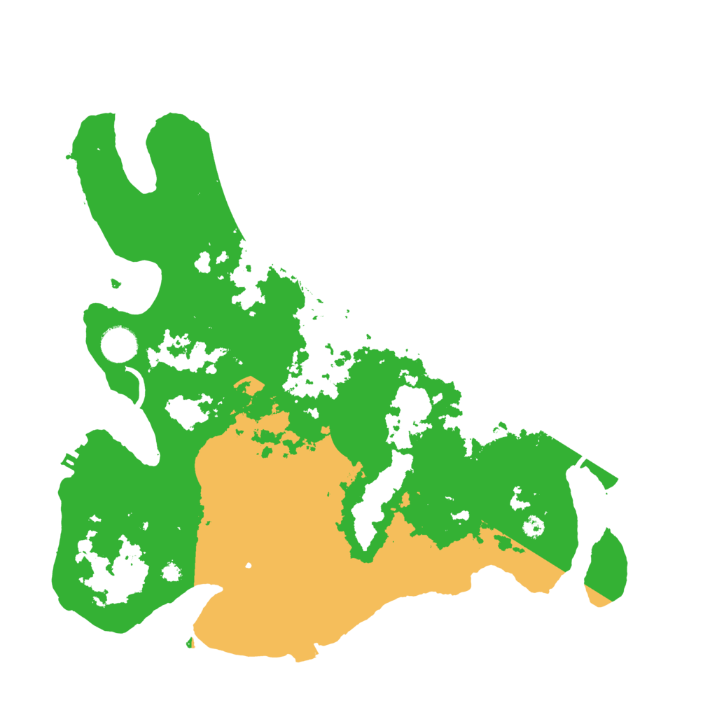 Biome Rust Map: Procedural Map, Size: 3500, Seed: 1219044357