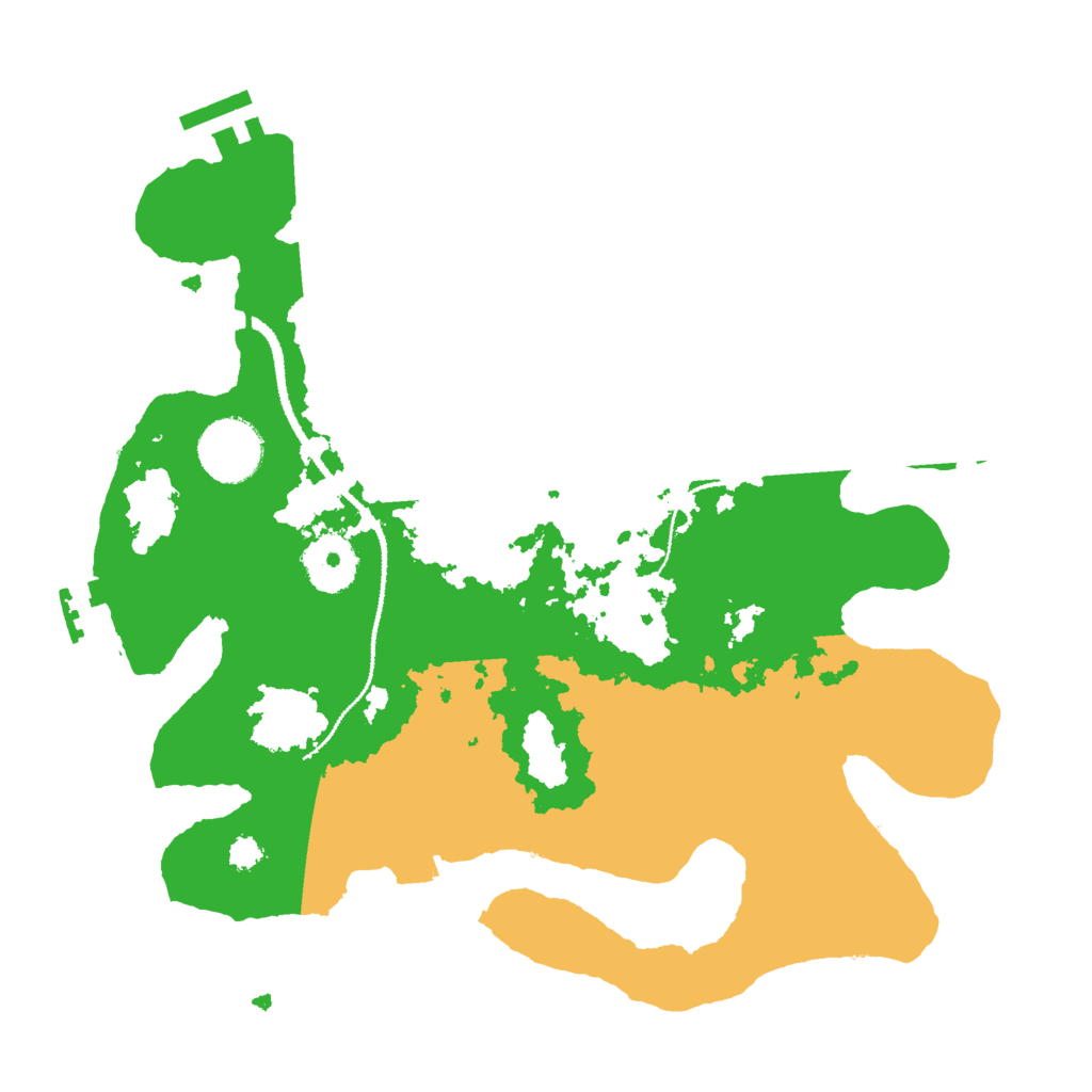 Biome Rust Map: Procedural Map, Size: 3000, Seed: 813571304