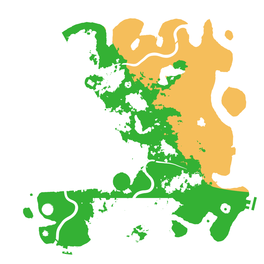 Biome Rust Map: Procedural Map, Size: 4000, Seed: 29988031