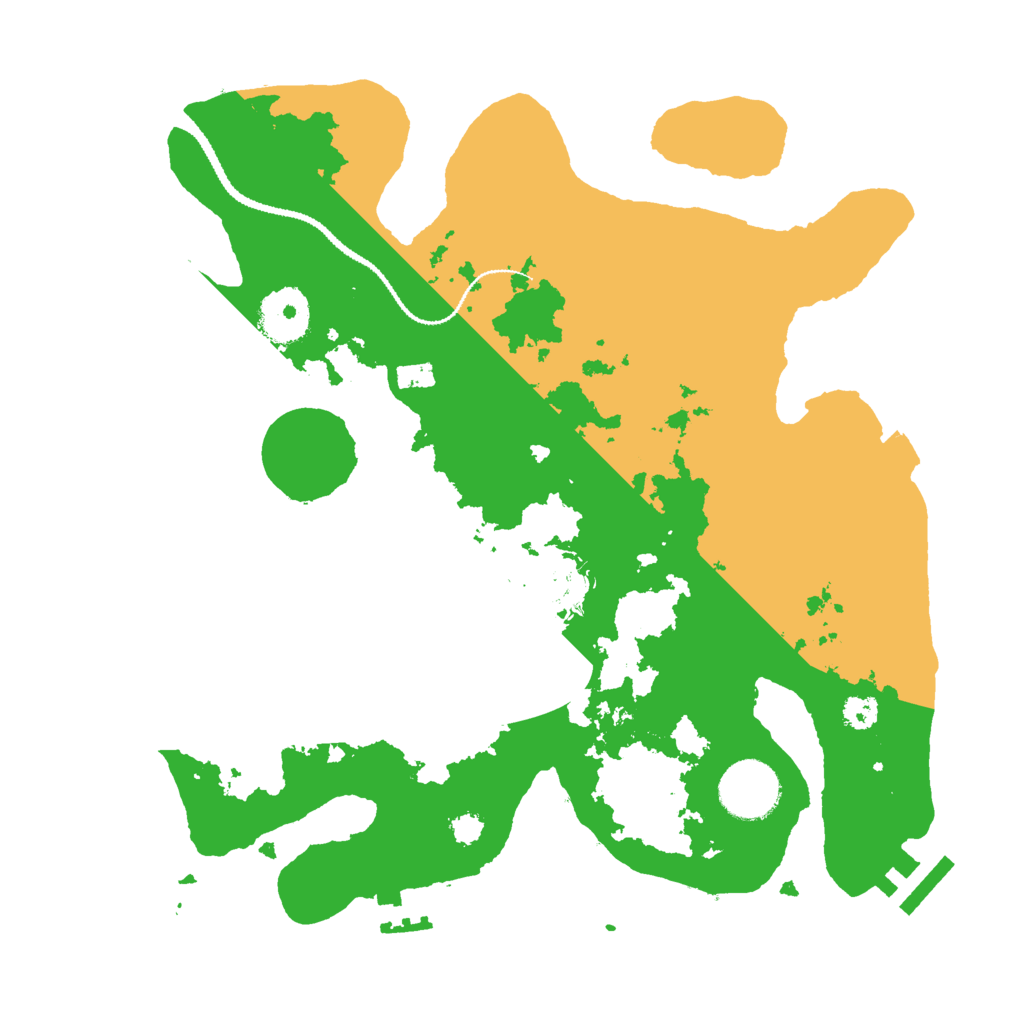 Biome Rust Map: Procedural Map, Size: 3000, Seed: 89966