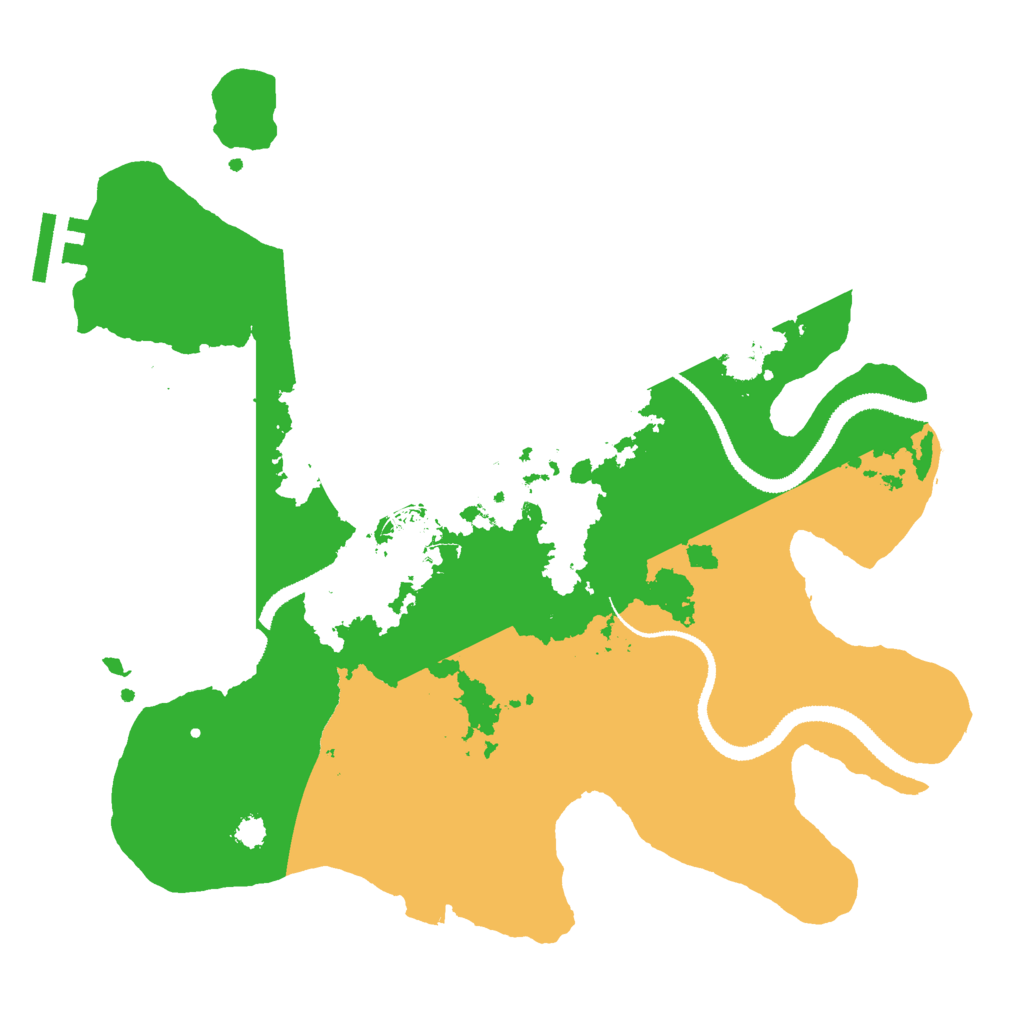 Biome Rust Map: Procedural Map, Size: 3000, Seed: 29490