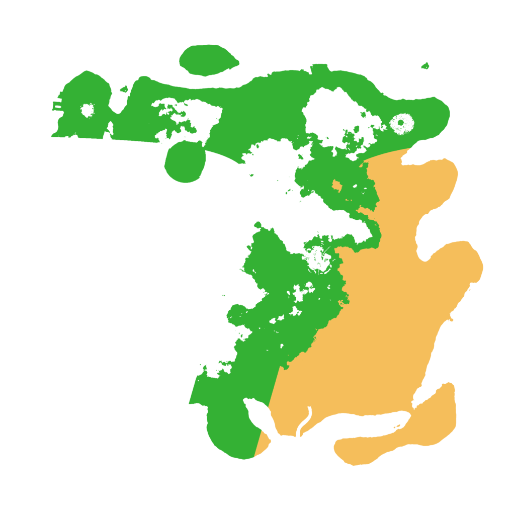 Biome Rust Map: Procedural Map, Size: 3500, Seed: 2006832426