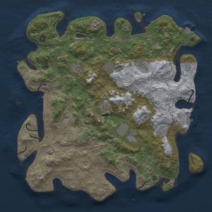 Thumbnail Rust Map: Procedural Map, Size: 4500, Seed: 452919034, 19 Monuments