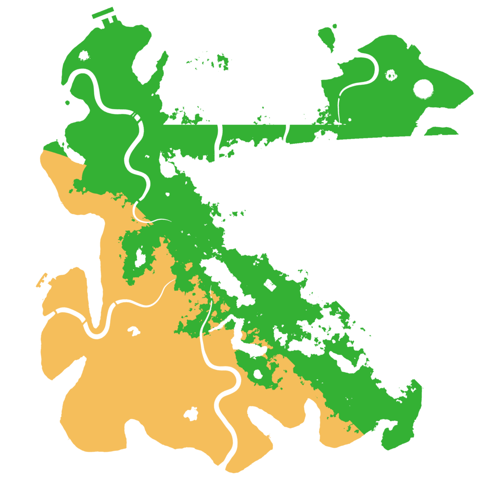 Biome Rust Map: Procedural Map, Size: 4500, Seed: 452919034