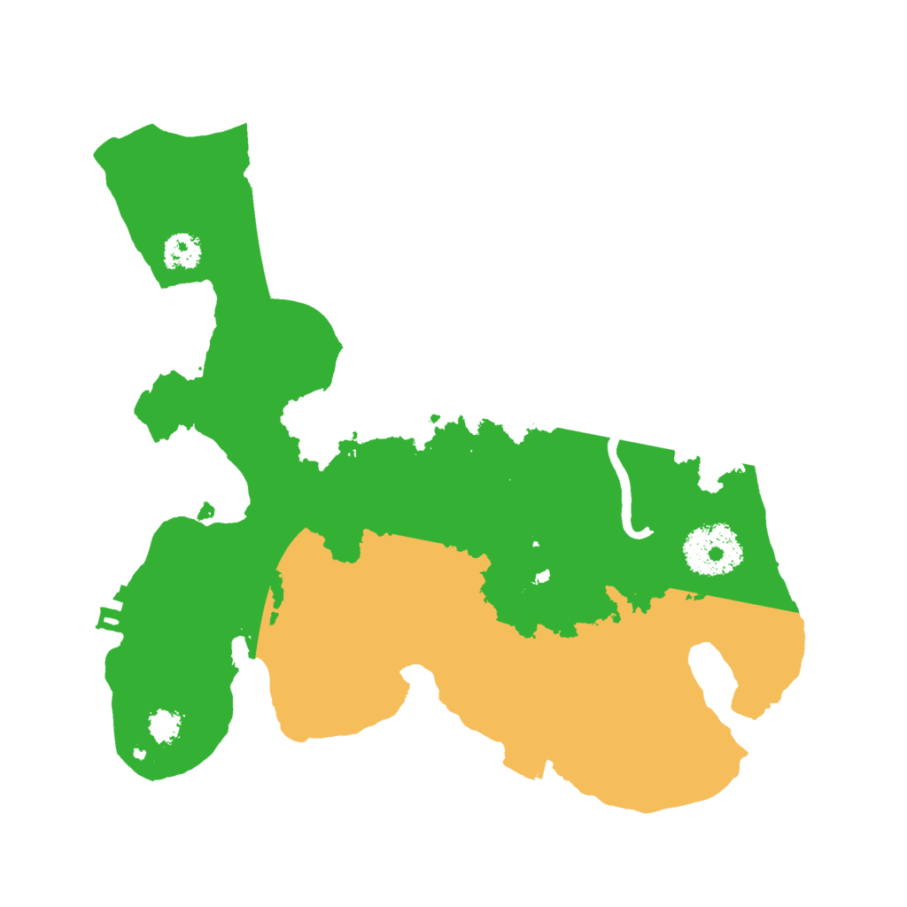 Biome Rust Map: Procedural Map, Size: 2500, Seed: 1234567891