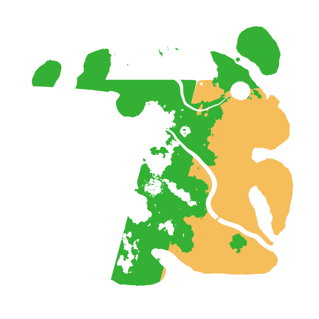 Biome Rust Map: Procedural Map, Size: 3100, Seed: 4000