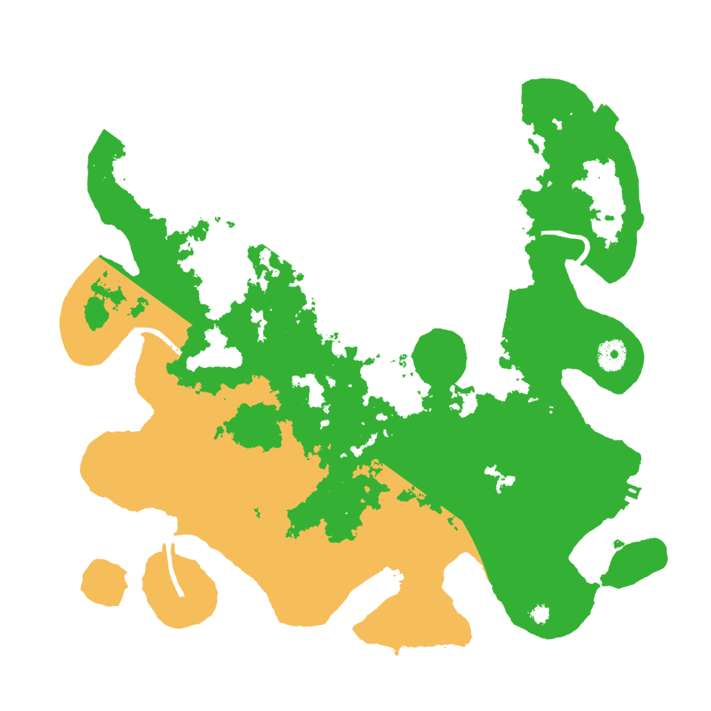 Biome Rust Map: Procedural Map, Size: 3500, Seed: 93014564