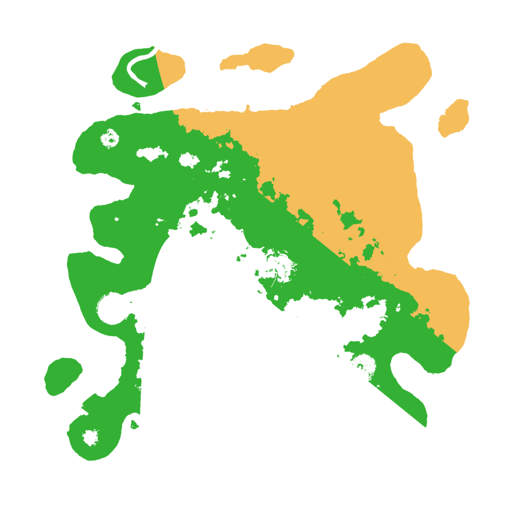 Biome Rust Map: Procedural Map, Size: 3000, Seed: 17654