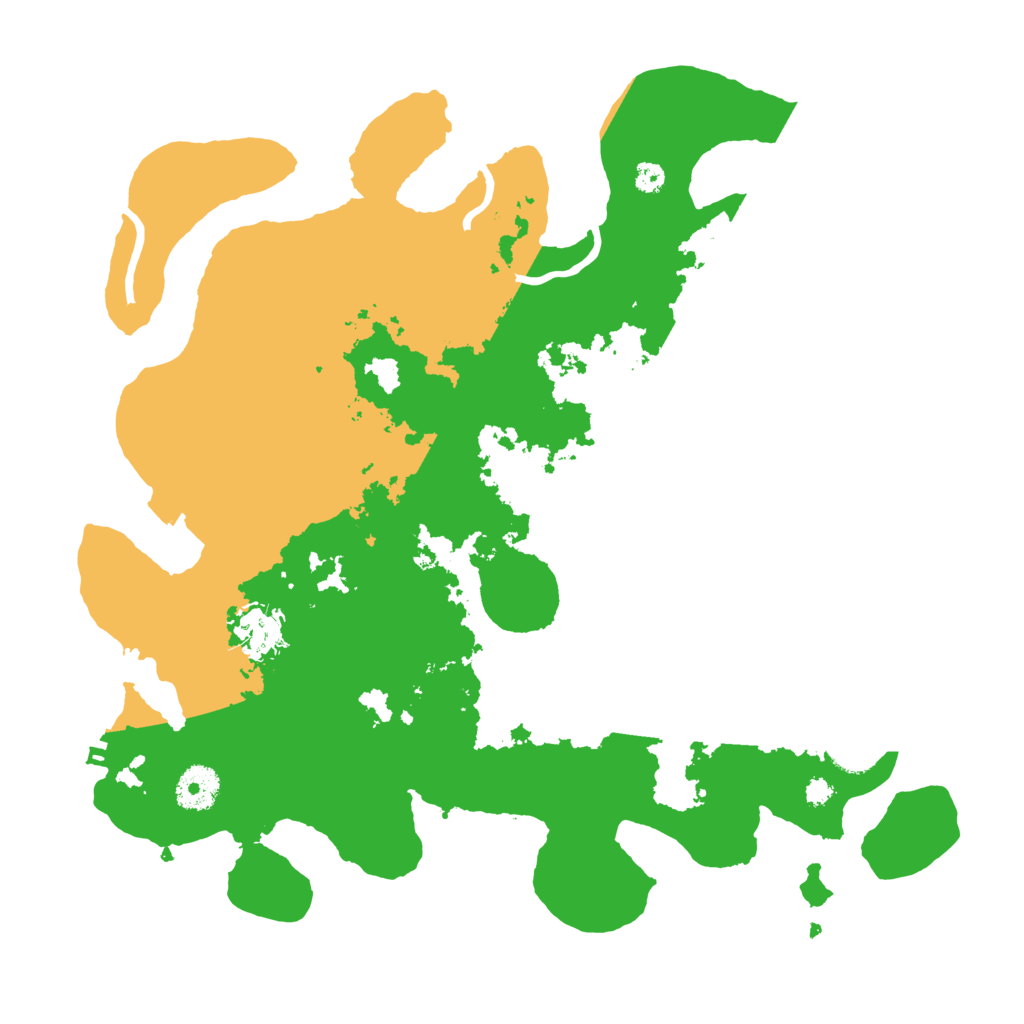 Biome Rust Map: Procedural Map, Size: 3500, Seed: 23452345