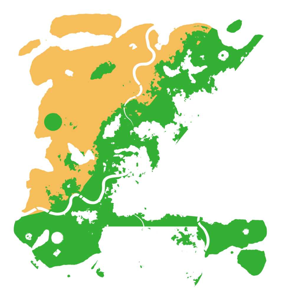 Biome Rust Map: Procedural Map, Size: 4500, Seed: 1019746880